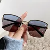 Lunettes de soleil œil de chat demi-monture dégradé pour femmes hommes tendance classique conduite UV400 lunettes de soleil mode vintage design lunettes 2023