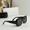 Sunglasses Fashion Square For Women 2023 Black High Quality Designer UV400 Sun Blind