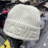 Chapeau de pêcheur tricoté brodé pour femmes, chapeau chaud en laine pour couple, toutes les paires, sports de ski, vente en gros, nouvelle collection