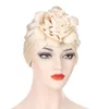 BAVANI ELASSI DELLA FIRO BIG FLOW Flower Fashion Dubai Muslim Womens Party Cappello Cappello Africano Chiesa del cofano africano