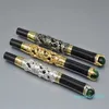 wholesale High quality Pen Unique Dragon Spit bead Reliefs Fountain pen office school supplies Writing Smooth ink pens