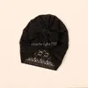 Cappelli di pizzo per bambini Turbante con nodo alla cravatta neonato 0-5T Berretti elastici Mussola Carino Bambino Ragazze Ragazzi Bambini Cappello indiano traspirante Archi