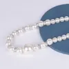 Chaînes 2023 Mode Simple Blanc Perle Collier Mariée Demoiselle D'honneur Accessoires Cadeaux De Mariage