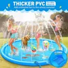 Sable Play Water Fun 100 170 CM Enfants Tapis D'été Plage Gonflable Spray Pad Jeu En Plein Air Jouet Pelouse Piscine Enfants Jouets 230407