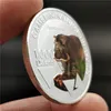 Konst och hantverk eBaywish Amazon Hippo Color Silver Commemorative Coin