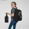 Sacs à dos Cristiano Ronaldo Cr7 sacs à dos garçons filles Bookbag étudiants sacs d'école dessin animé enfants sac à dos sac à déjeuner stylo sac trois pièces ensemble Q231108