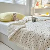 Koce bawełny muślinowy koc do dziecka 3D masaż kołdra zimowe łóżko okładka dzieci akcesoria urodzone pościel miękka drzemka niemowlę