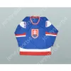 Anpassad Peter Budaj Slovakia Hockey Jersey Top Stitched S-M-L-XL-XXL-3XL-4XL-5XL-6XL