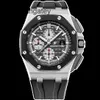 Ap Swiss Relógios de pulso de luxo Epic Royal AP Oak Offshore Series Titanium Metal Relógio mecânico automático masculino 26400ioooa004ca01 Relógio de pulso 26400ioooa004ca01 IN