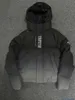 Sdig Heren Down Parka's Trapstar London Decoded Puffer 2.0 Gradiënt Zwarte Jas Geborduurde Thermische Hoodie Heren Winterjas Tops