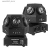 Moving Head Lights Nouveau professionnel 60W tête mobile faisceau stroboscopique projecteur de lumière Laser noël LED éclairage DMX512 musique DJ Disco lumières pour la maison Q231107