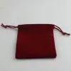 Bagues de haute qualité, collier, boucles d'oreilles, sacs à poussière, boîte d'emballage de bijoux, petit sac carré, sacs à poussière cadeaux Whole296N