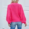 Женские свитера 2023 Женщины с длинным рукавом o-образный свитер Шанк