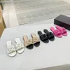 Тапочки на плоской подошве с цветочным принтом, кожаные роскошные дизайнерские туфли с круглым носком для женщин, фабричная обувь на высоком каблуке с коробкой