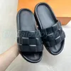 Cream Black luxury woman white slipper waterfront mule platform slide Maxi Damier Rubber check foam waterproof sandal man designer shoe