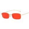 Occhiali da sole RUOBO Fashion Colorful Mercury Lens Occhiali da sole per uomo Donna Small Metal Eyewear Frame Outdoor Occhiali da sole UV400 Gafas De Sol P230406