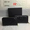 Women wallet black Zig Zag Credit card holder leather long zipper marmont Coin purse Fashion love clutch GUI45782861