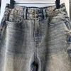 Real Pics Pantaloni da uomo 2024 Jeans Jeans larghi casual alla moda da uomo