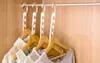 1st 3D Space Saving Hanger Magic Clothes Hanger med Hook Closet Organizer Home Tool