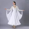 Stage Wear Performance Jupe Waltz Robe National Standard Danse Pratique Social Big Swing Long