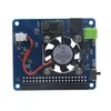 Livraison gratuite Raspberry Pi 3 modèle B (Plus)/3B panneau de chapeau de puissance de ventilateur de contrôle de température intelligent Programmable | entrée 6V ~ 14V | DC 5V Max 4A Jsqs