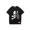 Designer Men's T-shirts A Bathing Ape Mastermind Skull College T-shirt Shark Black Head Femmes Unisexe Casual Crown Sleeve Taille xxl