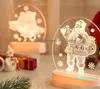 크리스마스 장식 장식 선물 노인 벨 장식품 아크릴 공예품 배달 홈 정원 축제 파티 용품 DHQBZ