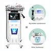 2024 Latest Hydrodermabrasion Oxygen Aqua Jet Skin Rejuvenation Hydrating Magic Bubble Deep Cleaning Anti-bacteria Ion Wrinkle Remove 13 in 1 Beauty Salon