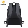 Sacs d'école JINNUOLANG sac à dos multifonctionnel pour ordinateur portable et appareil photo reflex numérique sac à bandoulière étanche hommes femmes voyage Mochila avec housse de pluie 230407