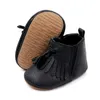 Buty Born Girl Tassels Pu Winter Baby Walk Buty dla niemowlęcia maluchów