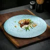Borden Creatieve El Ronde Platte Plaat Westerse Keramische Keuken Op Het High-End Club Restaurant Schotel Sashimi