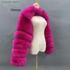 Kvinnors päls faux päls mode vinter högkvalitativ kort faux päls kappa kvinnor 2021 vintage lång ärm varma varma mink smala jackor pälsrock femme topp t231107