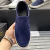 Luksusowe zamszowe skórzane sukienki męskie buty nubuck flats Flats Sneakers Mokoda butów rozmiar 38-45