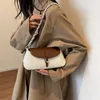 أكياس مسائية Haex Fashion Trend Women's Patchwork Ladies Underarm Bolso Mujer Korean Style الأنيقة الأنيقة البوليساس اليومية