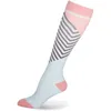 Chaussettes de sport Est Compression pour femmes hommes 20-30mmHg respirant athlétique Nylon soins infirmiers Anti Fatigue course bas