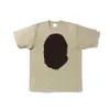 브랜드 위장 대상 남자 티셔츠 탑 탑 남자 티셔츠 디자이너 면화 짧은 소매 상어 Tshirts 의류 거리 반바지 소매 소매 인간 헤드 티셔츠 htxq
