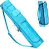 Sacos ao ar livre Lavável Alça de Ombro Bolsos de Armazenamento Yoga Mat Bag Fitness Bagagem Moda Viagem Poliéster Multifuncional Azul Ajustável