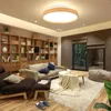 Plafonniers ultra minces LED rondes lampes à grains de bois pour salon 220V 240V chambre décor à la maison