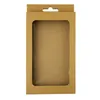 Custodia per telefono cellulare universale Confezione in carta Kraft Brown Scatola per imballaggio al dettaglio per 7SP 6SP 8SP 175x105x17mm