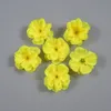 Partihandel 100st konstgjorda persikblommorhuvuden Spring Silk Peach Craft Diy Flower For Wedding Home Decoration