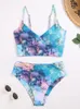 Swim Wear Seksowne bikini damskie stroje kąpielowe czarne koronkowe żebrowane stroje kąpielowe bikini set bikini letnia plaż