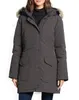 Canada Puffer Jackets Designer da donna Vera pelliccia di coyote Giacca a vento da esterno Parka Jassen Capispalla con cappuccio Fourrure Manteau Piumino Cappotto Hiver Parka Doudoune