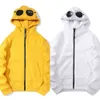 Men's Jackets 2021 Autumn and Winter New Hoodies Jacket Women's Couple's Round Lens Zipper Hooded Sweater Top Cp Italy Fashion luxurious