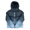 2023 Nouveaux doudounes pour hommes et femmes Trapstarss Explosions Tide Marque américaine Noir Gris Dégradé Coton Manteau Épaissi Sport Coton Manteau Polyvalent Mode Fa