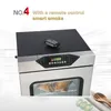 Household Intelligent Remote Control Electric Wood Chips Meat Usage Smokehouse Oven/Small Sausage Fish Smoked Bacon Furnace