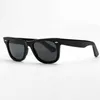 Wayfarer Luxury Square Sunglasses Men Men Acetate Frame with Ray Glass Lenses Sun Glases for Male U73t