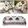 Pillow Outdoor Camping Blanket Tent Mat Retro Ethnic Picnic Pad Lunch Break Cotton Cloth Towel Jacquard Carpet