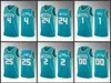 Charlotte''Hornets''Men LaMelo Ball P.J. Washington Nick Richards James Bouknight Brandon Miller Maillot personnalisé 2023-24 City''Teal''Edition