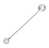 Stainless Steel Spiral Shape Honey Stick Tools Metal Honey Dippers Coffee Tea Stirrer Party Supply Honeys Jar Sticks Spoon SN4235