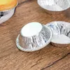 Baking Tools 100 PCS Egg Tart Mold Aluminum Alloy Cupcake Cookie Pudding Mould Nonstick Cake Kitchen Pastry Reusable